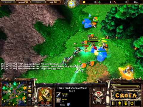 Sonik Federal vs Bull Wind - G1 - 2v2 - WarCraft 3 - WC759