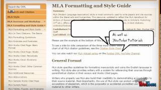 MLA Citation using Purdue Owl
