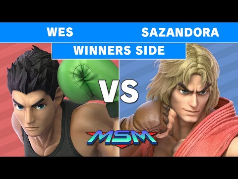 MSM 194 KH | Wes (Little Mac, Inkling) vs *^!Sazandora (Ken) Winners Pools - Smash Ultimate