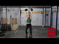 Double Dumbbell Hang Clean and Jerk