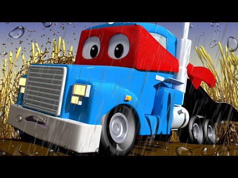 Kamion magnetna dizalica - Super Kamion Carl u Auto Gradu 🚚 ⍟ Crtani sa kamionima za djecu