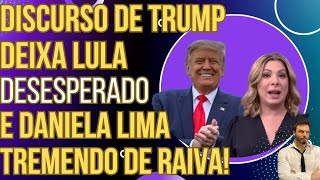 Discurso de Trump esculacha Lula, faz a tradutora da Globo surtar e a Daniela Lima tremer de raiva!