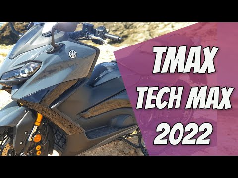 Yamaha Tmax Tech Max 2022 ★ Review & TestRide ★🔥🔴 - ENGLISH 💯✅
