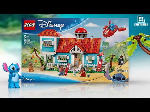 LEGO Disney - Lilo and Stitch Beach House - 43268 Speed Build