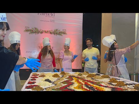 Cake mixing ceremony at Fairfield by Marriot 🎄￼