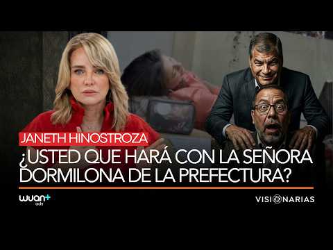 Hinostroza a Erazo: ¿Usted qué hará con la señora dormilona de la prefectura de Quito?