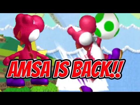 【Melee】"aMSa IS BACK!!" - aMSa Yoshi Highlights in Aprils 2021【スマブラDX】