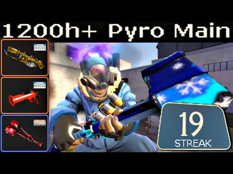 BluGalaxian in Action!🔸1200h+ Pyro Main Experience (TF2 Gameplay)