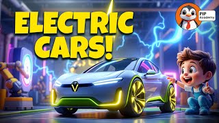 Electric Cars Explained for Kids! 🧠🔋🚙