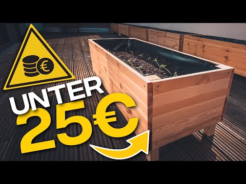 Hochbeet selber bauen für 25€