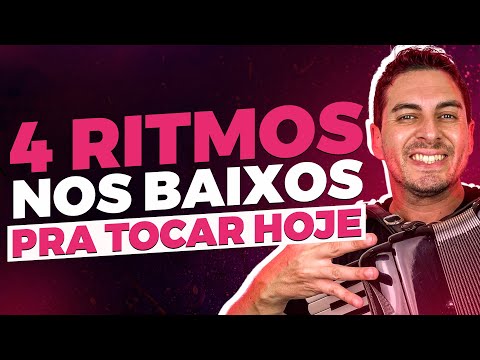 4 RITMOS NOS BAIXOS DO ACORDEON PARA VOCÊ TOCAR HOJE - AULA DE ACORDEON