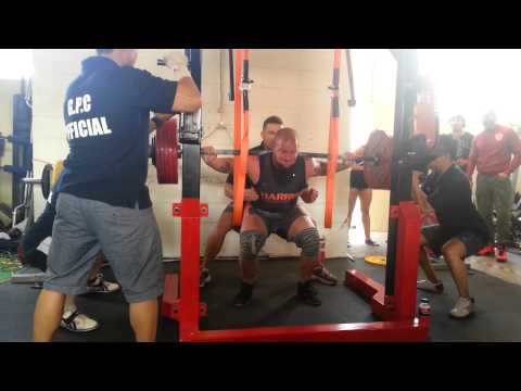 Jeremy Wilson squats 295kg GPC ACT