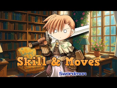 Ragnarok Battle Offline Swordman Male All Skill and Moves