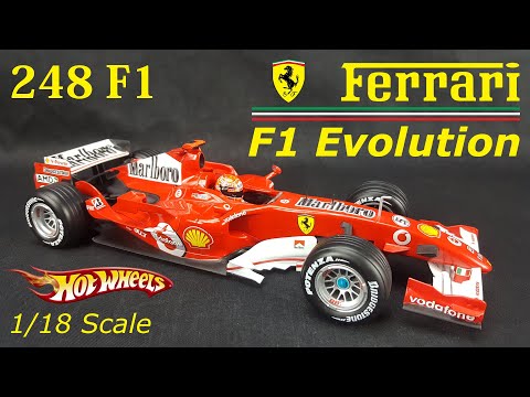 Ferrari F1 Evolution in 1/18 Scale - 2006 248 F1 by Hotwheels