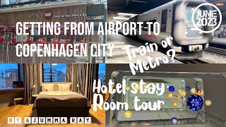 From Copenhagen airport to Copenhagen City - train or metro? | Which Copenhagen 