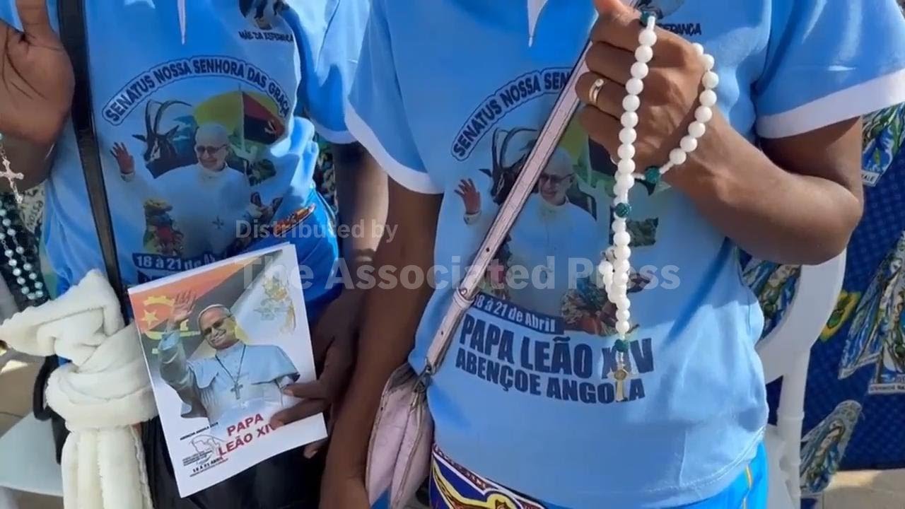 Pope Leo XIV visits Catholic shrine in Angola that was a center of African slave trade