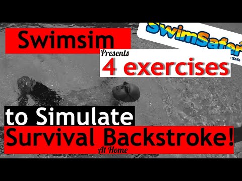 4 Exercises to Simulate Survival Backstroke at Home!