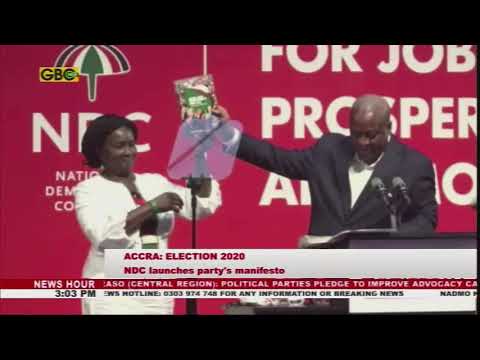 NDC launches 2020 Manifesto
