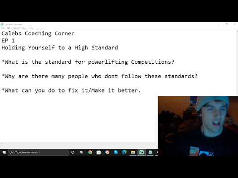 *Powerlifting Tips EP 1: Holding Yourself to a High Standard*
