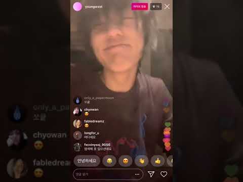 영웨스트 인스타그램 라이브  youngwest instagram live