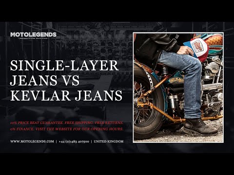 Single-layer motorcycle jeans vs Kevlar motorcycle jeans