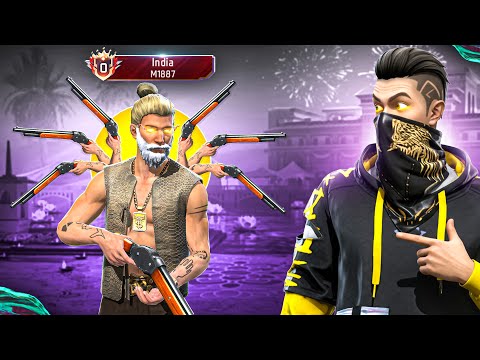 INDIA'S TOP 0 vs TOP 1 M1887 SHOTGUN PLAYER