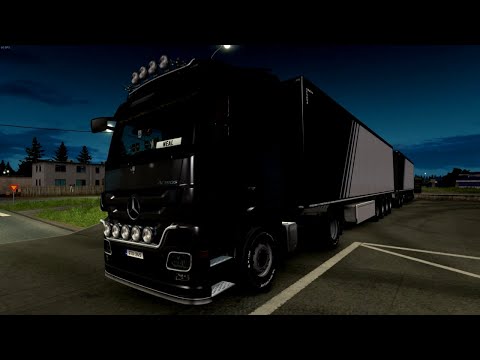 Euro Truck Simulator 2 1.33 + Baltic DLC - Mercedes Actros MP3 - HCT Trailer - Kouvola to Helsinki