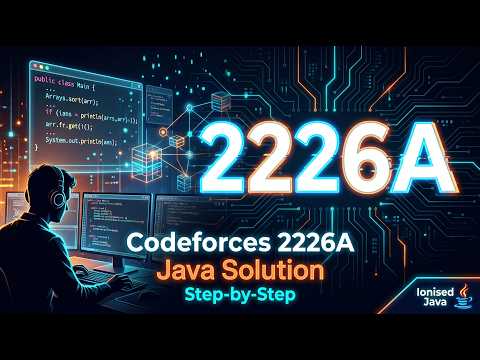 Codeforces Round Problem 2226a Java Solution Logic Explained