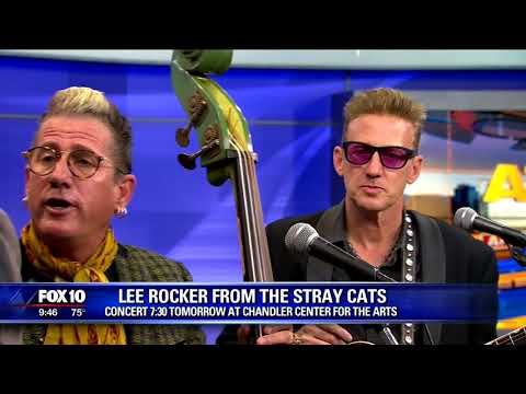 LEE ROCKER (of Stray Cats) - Rock This Town (Arizona Morning; Fox 10/KSAZ)