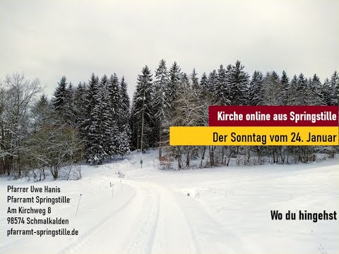 Wo du hingehst... - Sonntagsandacht vom roten Sofa für den 24. Januar 2021