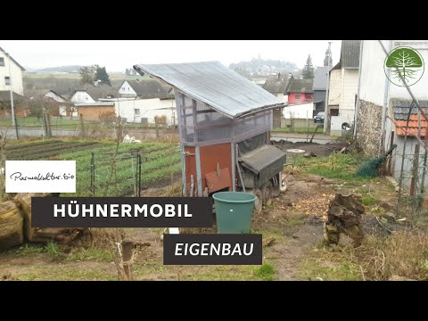 Selbstgebautes Hühnermobil | Am Permakultur Hof Sehl (2020)