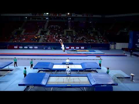CHARTIER Julian (FRA) M - 2022 Trampoline Worlds, Sofia (BUL) - Q2 Trampoline
