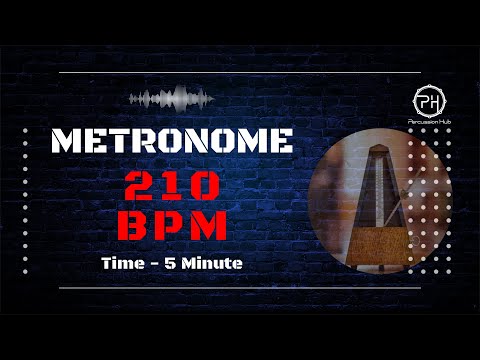 210 BPM Metronome | 5 Minute
