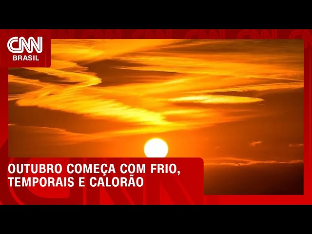 Previsão do tempo: após setembro chuvoso, veja como será outubro no Brasil | CNN NOVO DIA