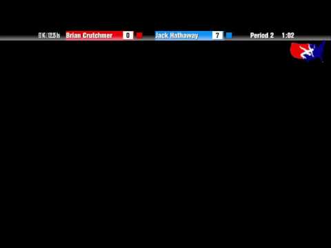 Brian Crutchmer vs. Jack Hathaway at 2013 Junior Nationals - FILA - FS