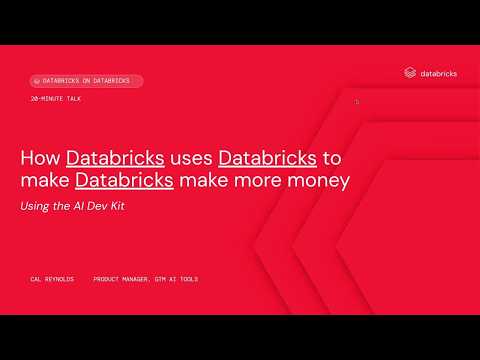 Watch: Build Better & Faster on Databricks with the AI Dev Kit