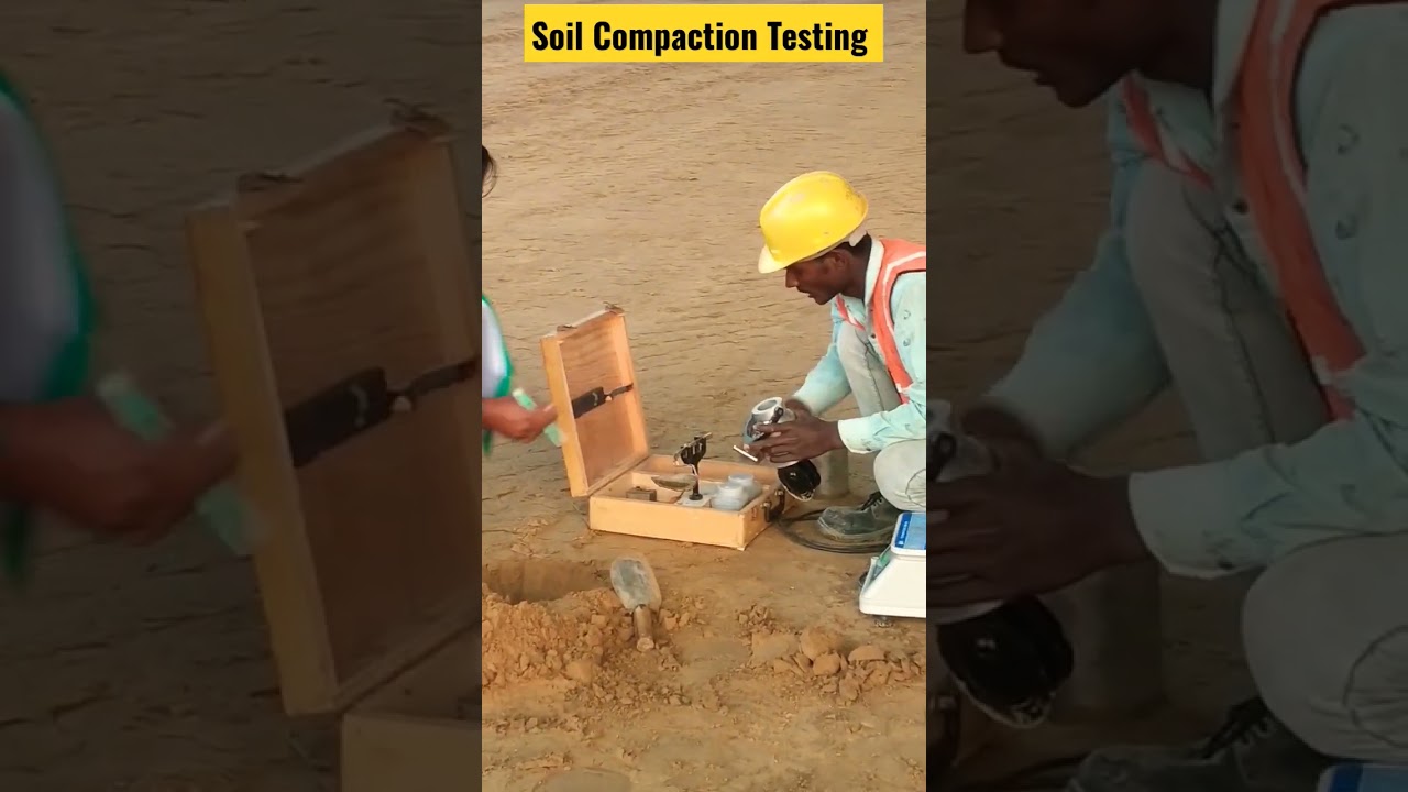Soil Compaction Testing #viral #motivation #civilengineering #