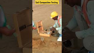Soil Compaction Testing #viral #motivation #civilengineering #