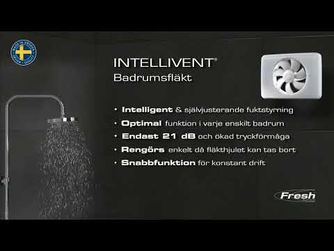 Badrumsfläkt Fresh Ventilationspaket 75 kvadrat
