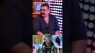 Descobrimos o porquê da máscara do Darth Vaper #joeyponzi #tvchurrasco3d #affonsosolano #yurimoraes