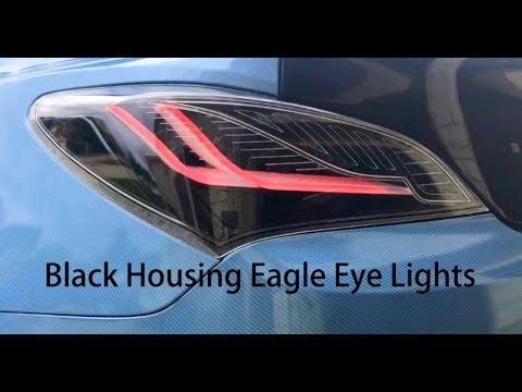Custom Black Housing Eagle Eye Tail Lights - NTXGLOW