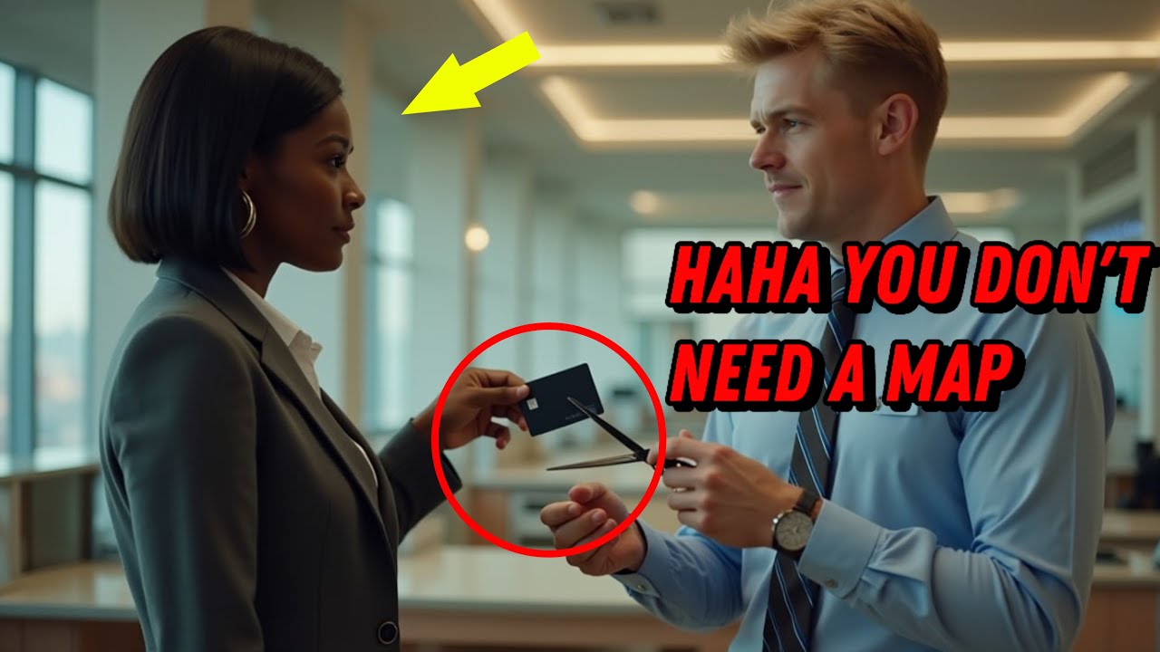 Bank Teller Cuts Black Woman’s Credit Card in Half, Mocking Her, Unaware She’s the New Chief…