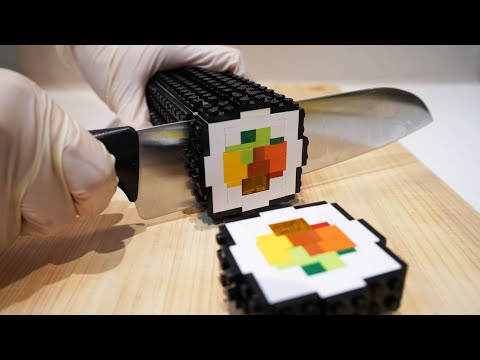 LEGO Gimbap (Kimbap)-Stop Motion Cooking ASMR