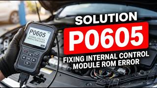 HOW TO FIX P0605 OBD II ERROR CODE - Internal Control Module Read Only Memory Error
