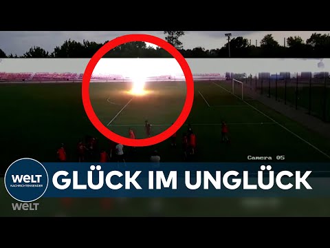 VOM BLITZ GETROFFEN: Fußballer nach Blitzeinschlag wieder auf dem Platz