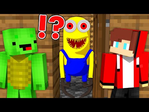 OMG! Scary Angry Minion vs JJ & Mikey 😱 | Minecraft Chaos!
