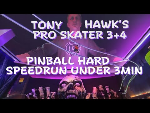 THPS3+4 Pinball hard speedrun under 3 minutes