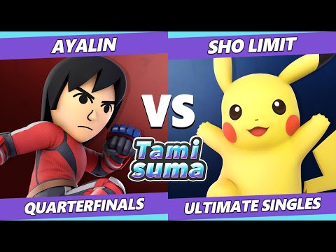 TAMISUMA 190 Quarterfinals - AyaLin (Mii Brawler) Vs. Sho Limit (Pikachu) Smash Ultimate SSBU