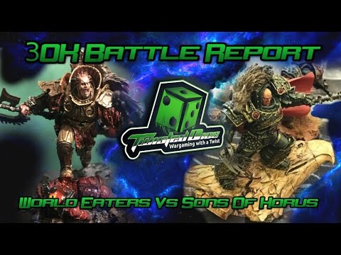 Horus Heresy battle report (Sons of Horus vs World eaters)