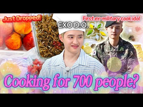 How many people did DOH KYUNG SOO cook for at once in the military? 😲😲 | Chef & My Fridge